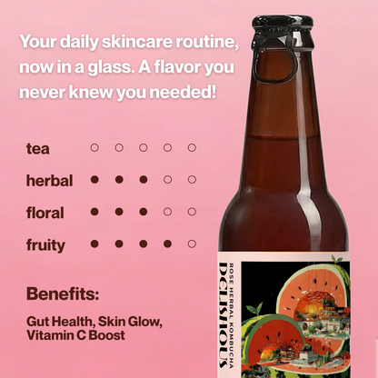 ROSE HERBAL KOMBUCHA