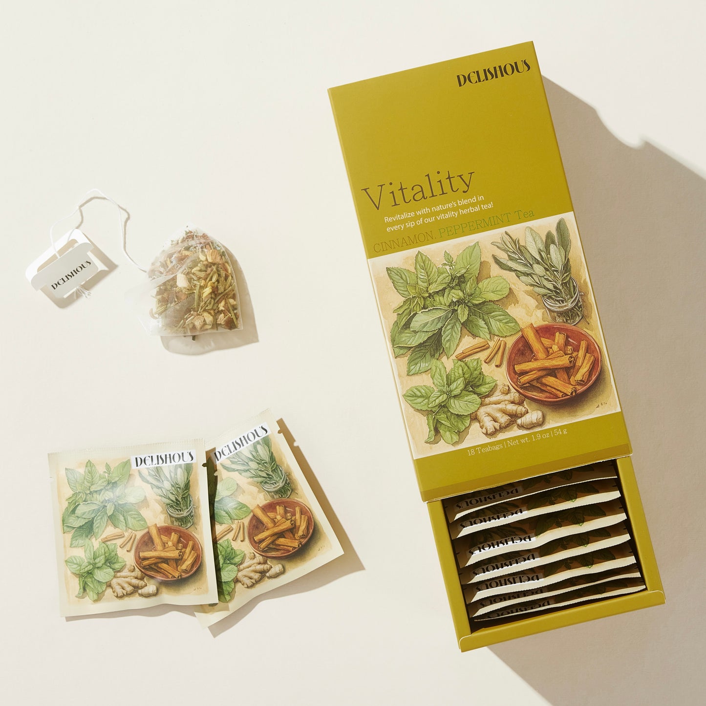 Vitality Cinnamon & Peppermint Tea